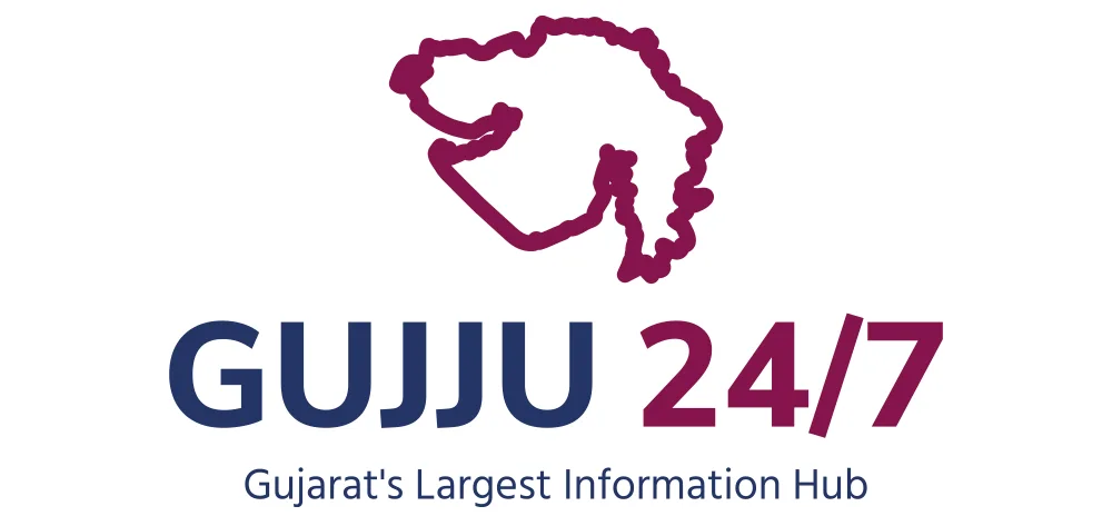 This is the site logo of Gujju247.COM